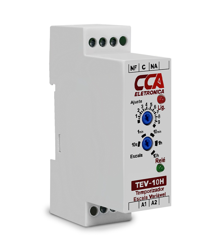 Temporizador eletrônico CCA da linha de produtos Sibratec.